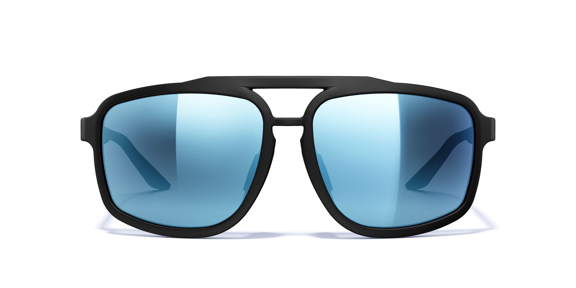 Matte Black-Sky Blue