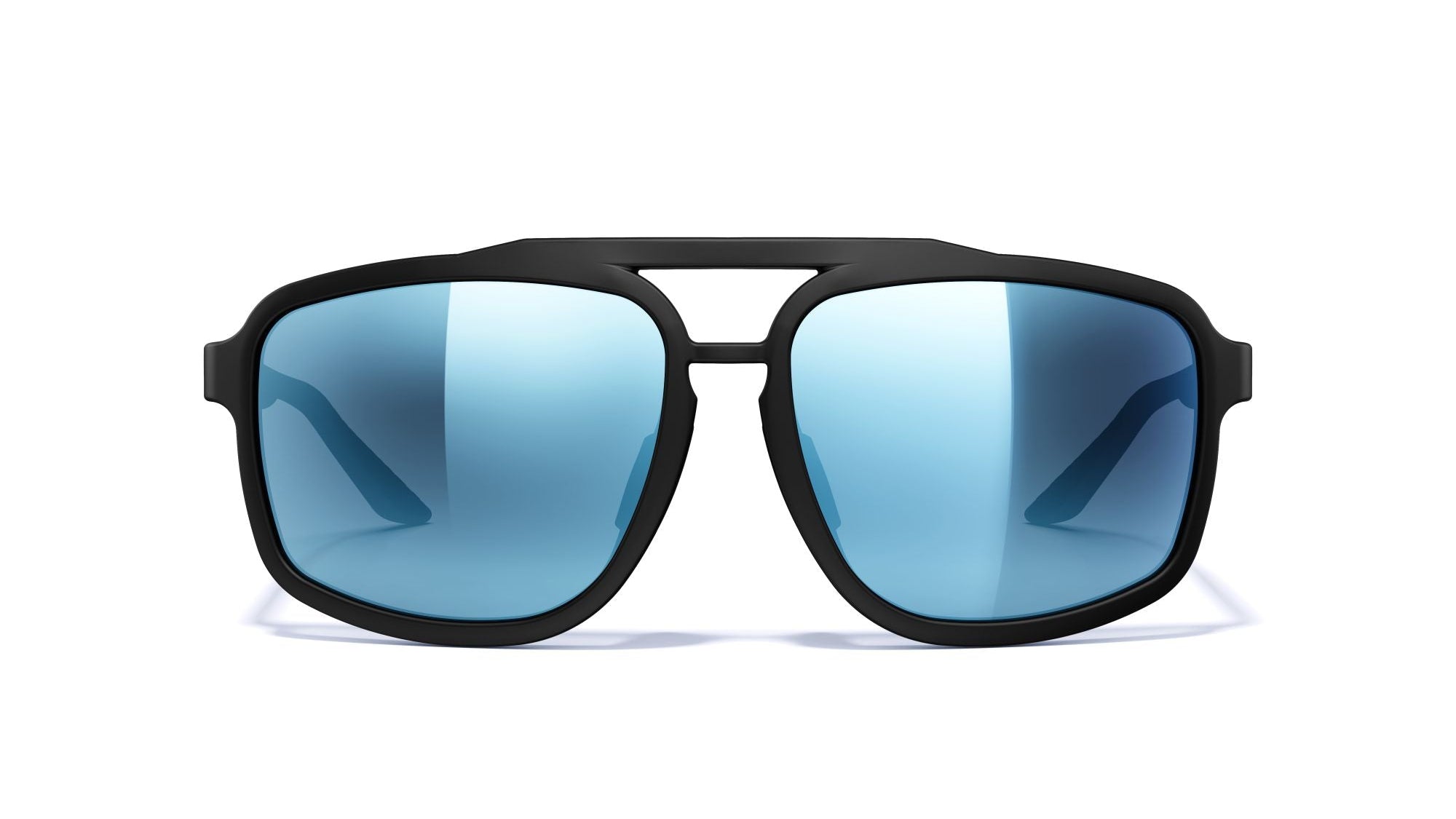 Matte Black-Sky Blue