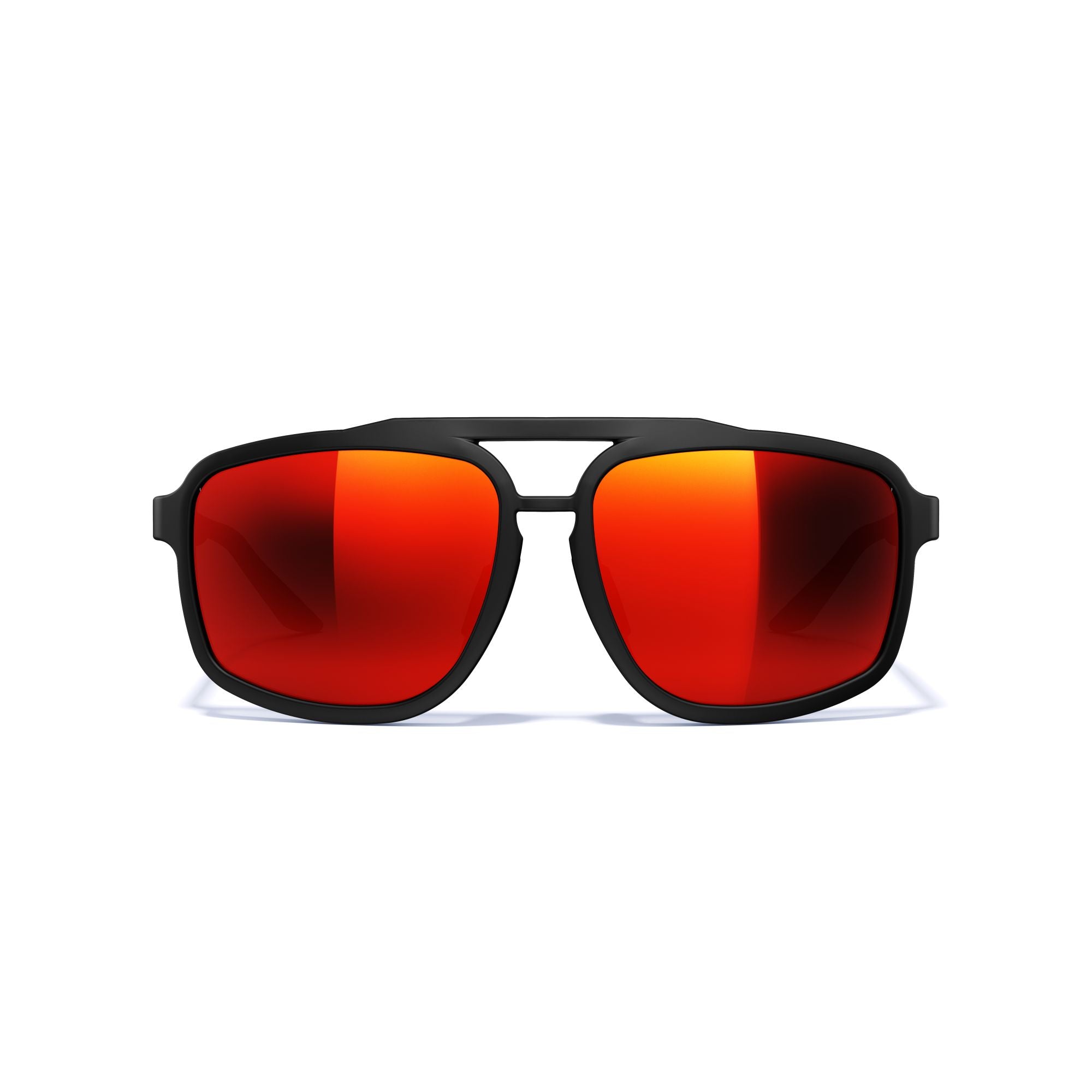 Matte Black-Crimson